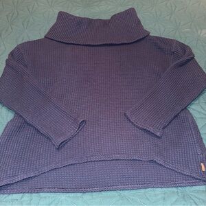 Burton Women's XL Navy Cowl Neck Sweater